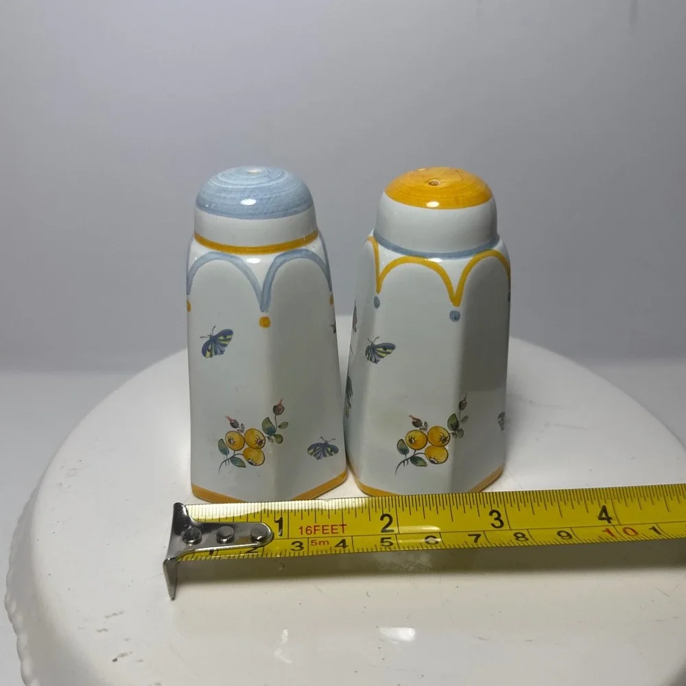 Unbranded Salt and Pepper Shakers OS Multicolor Excellent Bird Fruit Hexagon